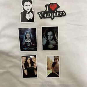 Vampire-Themed Sticker Set